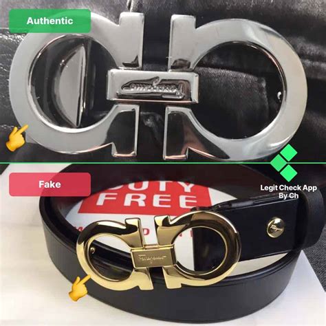 fake ferragamo vs real|real ferragamo belt.